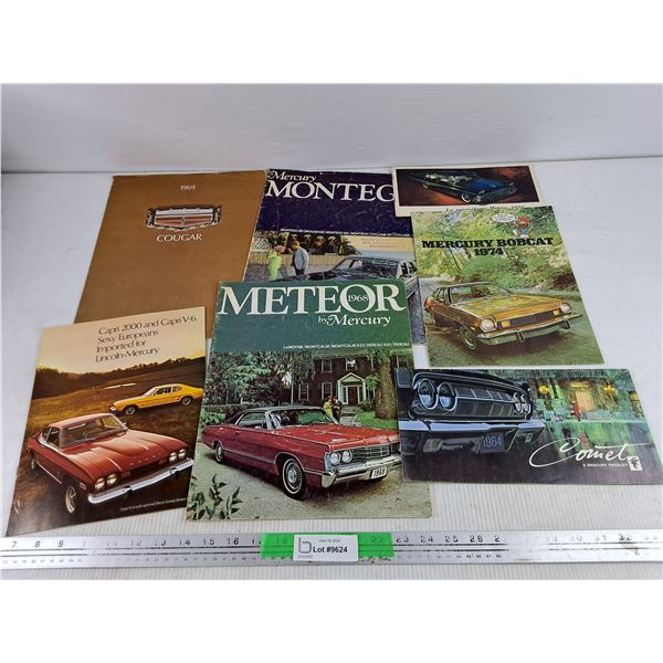 Assorted Lincoln Mercury Brochures