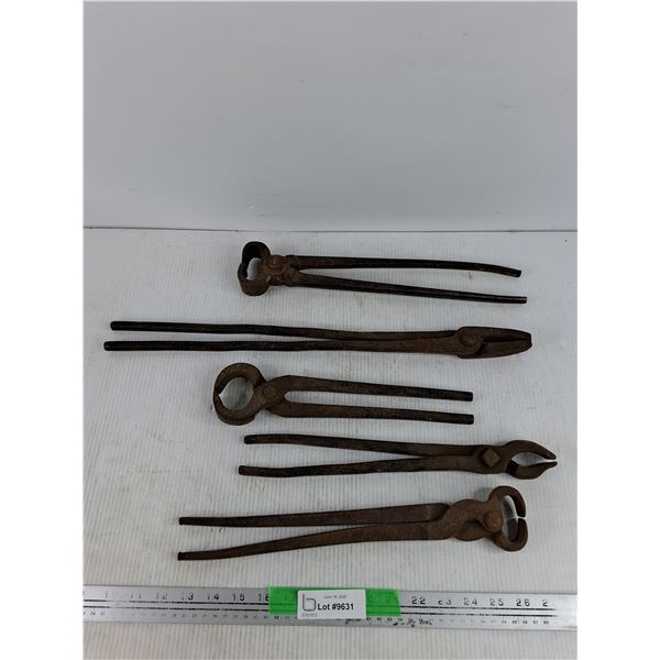 Assorted Vintage Blacksmith Tools