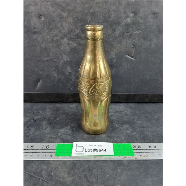 Vintage Brass Coca Cola Bottle