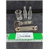 Image 1 : Vintage Coca Cola & Pepsi Bottle Openers, Miniature Coca Cola Bottles & Cream Jar