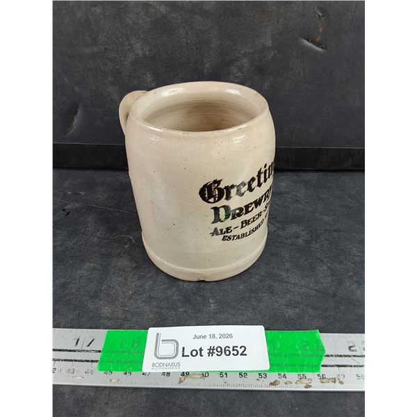 Vintage Greetings Drewrys Stoneware Mug