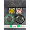 Image 1 : Assorted Vintage Glass Advertising Ash Trays