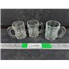Image 1 : (3) Miniature A&W Glass Mugs