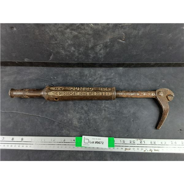 Antique Jumbo 1905 The Bridgeport Nail Puller