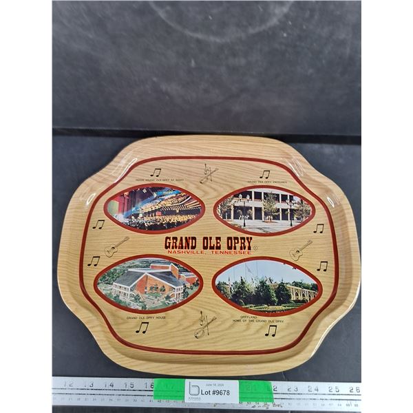 Grand Ole Opry Metal Serving Tray