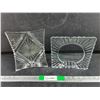 Image 1 : (2) Glass Picture Holders