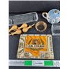 Image 3 : Gibsons Ceramic Tea Pot, Glass Corn Dish, Carl Upmann Cigar Box, Misc
