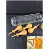 Image 5 : Gibsons Ceramic Tea Pot, Glass Corn Dish, Carl Upmann Cigar Box, Misc