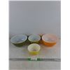 Image 1 : (4) PYREX Milk Glass Bowls