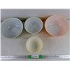 Image 4 : (4) PYREX Milk Glass Bowls