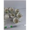 Image 3 : Mikasa Country Charm Ceramic Tea Cups & Cream & Sugar Set