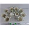 Image 5 : Mikasa Country Charm Ceramic Tea Cups & Cream & Sugar Set