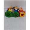 Image 4 : (3) Vintage Disney Hard Plastic Coin Banks-approx. 8"tall