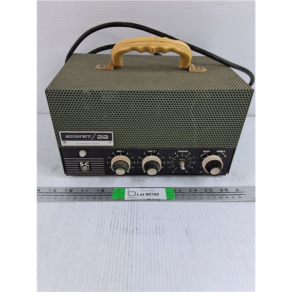 Vintage Stromberg/Carlson Signet 22 Tube Amplifier-untested-as is