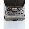 Image 2 : Vintage N.R.I. Tube Tester-Features Analog Meters,Sockets and Control Knobs