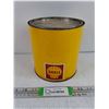 Image 1 : Vintage Shell Metal Grease/Oil Can-has contents-cannot ship