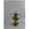 Image 3 : Vintage Style Electric Brass Hurricane Lamp-working-cannot ship