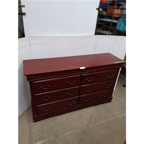 * Wooden 6-Drawer Dresser - Cannot Ship