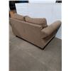 Image 4 : * Wooden Framed Cloth Loveseat - 69x39x36" - Cannot Ship