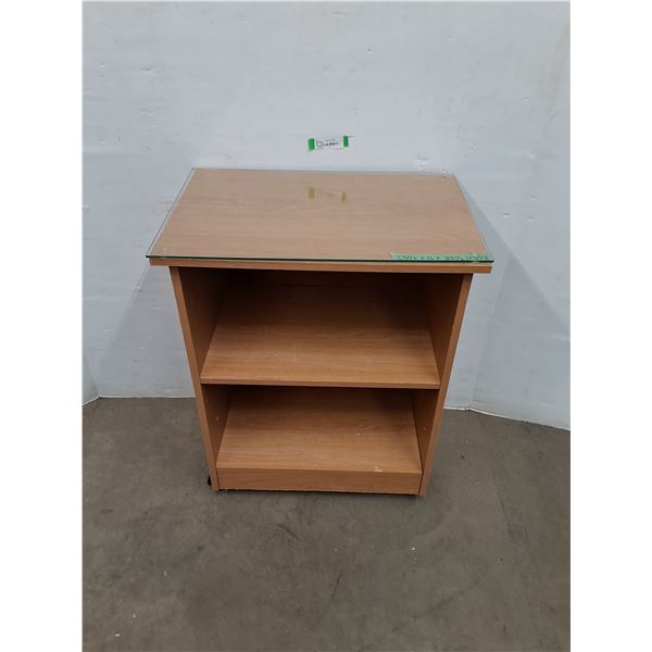 * MDF Rolling Microwave Stand - Cannot Ship