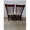 Image 2 : * (2) 40" Highback Armless Dining Chairs - Cannot Ship