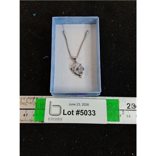 Silver Dolphin Necklace
