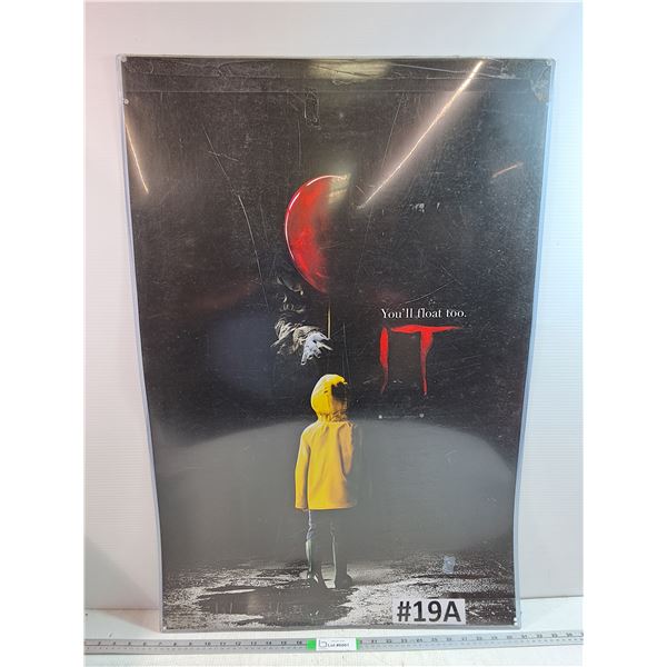 "IT" Laminated Movie Poster-2017 Remake-24"x36"