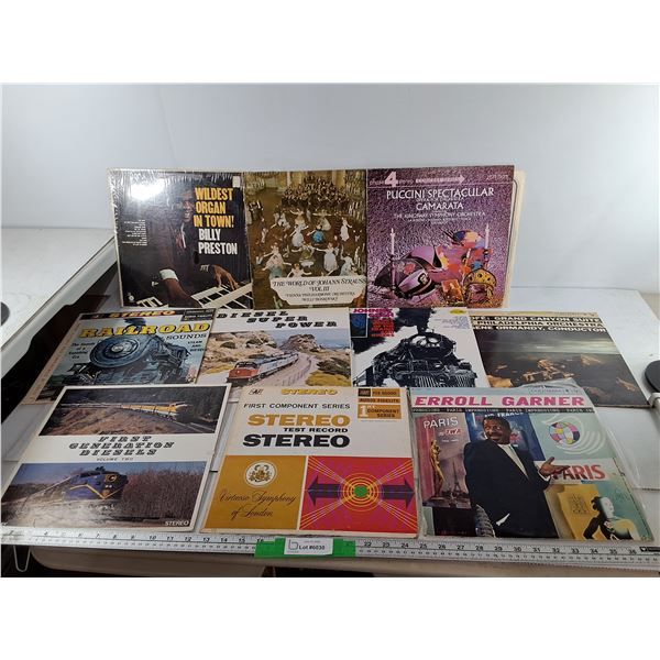(10) Records- Johnny Cash, Erroll Garner, Billy Preston, Misc.