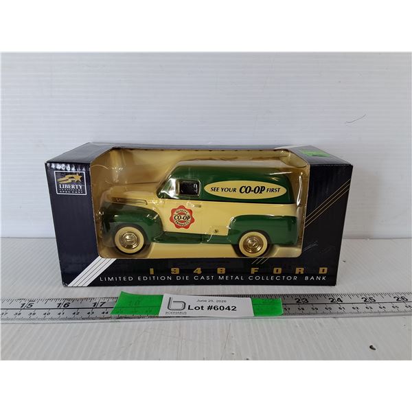 Co-op 1948 Ford Die Cast Collector Bank- NIB