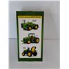 Image 2 : John Deere Die Cast Metal Tractor Set 1:64 Scale, NIB