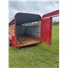 Image 28 : 2003 18ft Gooseneck Lift-off Stock Trailer - Located offsite by Pike Lake, SK