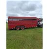 Image 5 : 2003 18ft Gooseneck Lift-off Stock Trailer - Located offsite by Pike Lake, SK