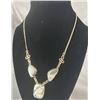 Image 4 : Stamped .925 Silver Dendrictic Agate Jewelry Set: Necklaces, Pendants, Ring, and Bracelet