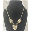 Image 2 : Dalmatian Jasper Jewelry Set in Stamped .925 Sterling Silver