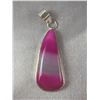 Image 2 : Stamped .925 Botswana Agate Necklace, Earrings, Pendant, and Bracelet Set