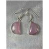 Image 6 : Stamped .925 Botswana Agate Necklace, Earrings, Pendant, and Bracelet Set