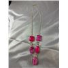 Image 7 : Stamped .925 Botswana Agate Necklace, Earrings, Pendant, and Bracelet Set