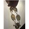 Image 5 : Stamped .925 Moss Agate Necklace, Pendant, and Bracelet Set