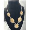 Image 2 : Stamped .925 Jewelry Set with Picture Jasper, Amethyst, and Smoky Topaz