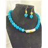 Image 4 : Dragons Vein Agate Necklace and Earrings With Extender
