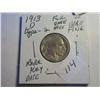 Image 1 : 1913-D BUFFALO NICKEL