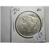 Image 1 : 1922 PEACE DOLLAR