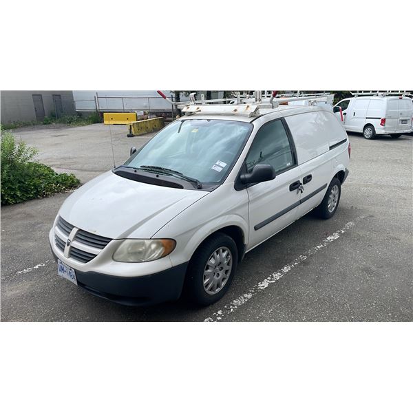 2006 DODGE CARAVAN C/V 4DR CARGO VAN, WHITE, VIN 1D4GP21R86B729673,