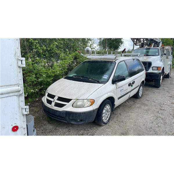 2006 DODGE CARAVAN C/V, 4DR CARGO VAN, WHITE, VIN 1D4GP21R36B729788,