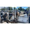 Image 10 : HOGG & DAVIS WHITE SINGLE AXLE COMMERCIAL LINE EQUIPMENT TRAILER WITH PINTLE HITCH, PNEUMATIC