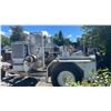 Image 2 : HOGG & DAVIS WHITE SINGLE AXLE COMMERCIAL LINE EQUIPMENT TRAILER WITH PINTLE HITCH, PNEUMATIC
