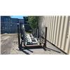Image 1 : 3 ASSORTED SIZED LARGE STEEL INDUSTRIAL STOCK RACKS