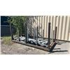 Image 2 : 3 ASSORTED SIZED LARGE STEEL INDUSTRIAL STOCK RACKS