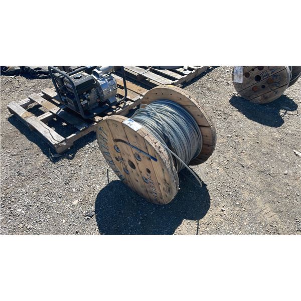 LARGE REEL OF INDUSTRIAL BRAIDED CABLE