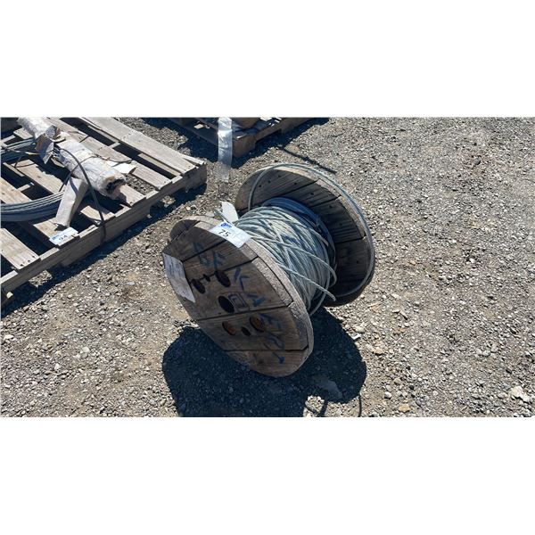 LARGE REEL OF INDUSTRIAL BRAIDED CABLE